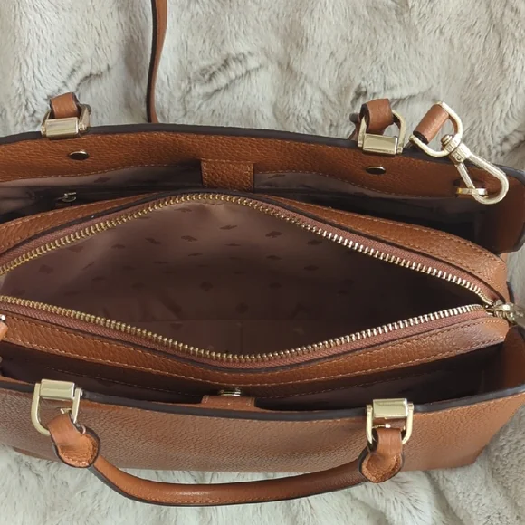 Kate Spade Brown Shoulder Bag with Polished Leather - Picture 5 of 6